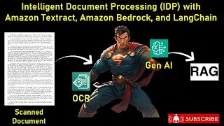LLM ➕ OCR = 🔥 Intelligent Document Processing (IDP) with Amazon Textract, AWS Bedrock, & LangChain