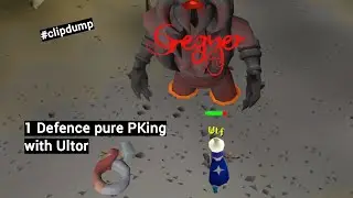 Osrs pure NH+ antipking with Ultor ring /new max strength 1def