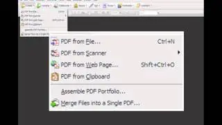 Create a PDF from file in Acrobat