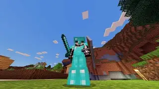 quickly getting FULL diamond armor on Minecraft, but now I have a fear of endermans