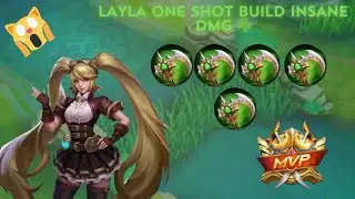 Layla gameplay | ONE SHOT BUILD | MANIC ✓ #mlbb  #gaming  #viral #funny @CHOU_PK