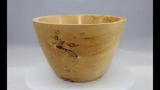 Woodturning #30   Bowl from Spalted Wood