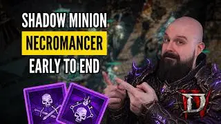 SHADOW Minion Necromancer Is EVEN BETTER (Leveling to Endgame) in Diablo 4: Lord of Hatred