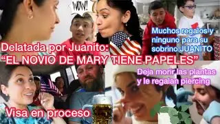 👩🏻‍❤️‍💋‍👨🏽”EL NOVIO DE MARI TIENE PAPELES”❤️VISA EN PROCESO🎁HUMILLA A SU SOBRINO PRESUMIÉNDOLE
