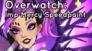 ► Speedpaint: Overwatch - Imp Mercy - By Helixel