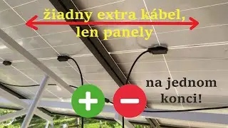 Fotovoltika: PLUS, MÍNUS na jednom konci ! Ako ušetriť na drahých FV kábloch ?