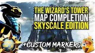 Guild Wars 2 - The Wizard's Tower Map Completion with Custom Markers