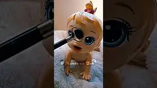 Fazendo skin care na Eloah!| #shortsviral #babyalive #like #viralvideo #babygirl #doll #skincare