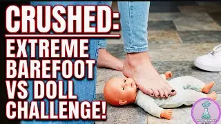 Barefoot doll trampling ( best video) 👠. 
