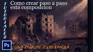 Composicion realista Una luz de esperanza
