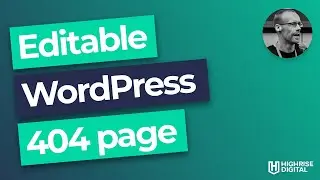 Easily allow clients to edit contents of the WordPress 404 page