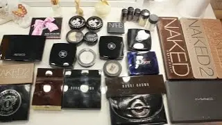 My eyeshadow collection 2017+ SWATCHES.