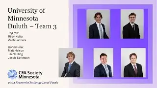The 2024 Research Challenge Local Finals - UMD - Team 3