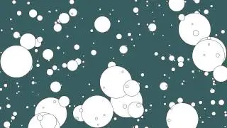 12Hrs of White Bubbles on Moss Green