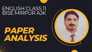 Paper English Class 11 BISE Mirpur AJK