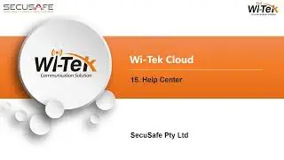 15  Wi Tek Cloud   Help Center