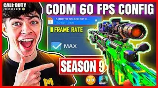 How to unlock 60 Fps & Max Graphics Codm Global / Garena Best 60 Fps Config For Cod mobile Season 9