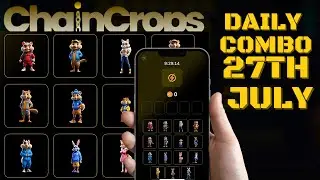 Chain Crops Daily Combo For Today 257th July 500k Chain Crops Daily Combo  Crypto  Solana