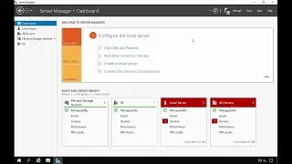 Server 2016 Dashboard