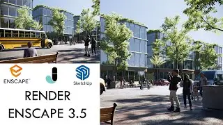 ENSCAPE EXTERIOR RENDERING TUTORIAL #11 || ENSCAPE 3.5 ||