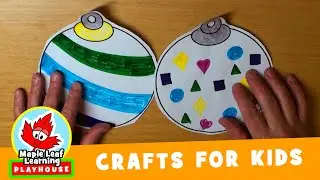 Jumbo Ornament Christmas Craft for Kids | Maple Leaf Learning Playhouse