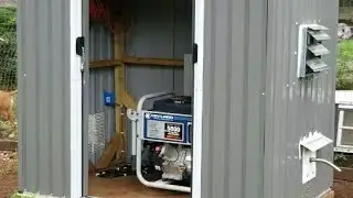 D.I.Y. Generator Shed.