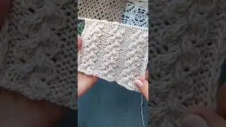 Оригинальная коса для шапок, свитеров 