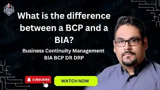 What is the difference between a BCP and a BIA? Business Continuity Management | BIA BCP DR DRP