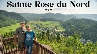Vue SPECTACULAIRE à Sainte-Rose-du-Nord 🤩Village au Québec, Canada
