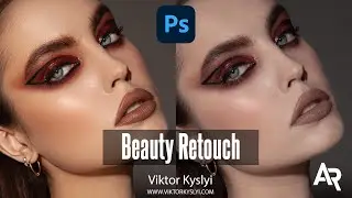 How to retouch Beauty photos in photoshop. Makeup retouching. Skin retouch