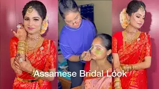 Assamese Bridal Makeover  ||❤️Twins Makeupartist#makeup #subscribe#viralvideo#viral