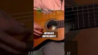 Metallica - Unforgiven II guitar tutorial for beginners