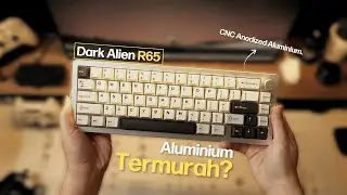Keyboard Aluminium Wireless TERMURAH, UNDER 1 JUTA !! (Review Dark Alien R65)