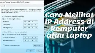 Cara Melihat IP Address di Komputer atau Laptop