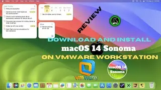 How to Download and Install macOS Sonoma in VMWare Work Station || MacOS 14 Sonoma On VMWare 2024
