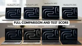 MacBook Pro & Air Ultimate Comparison: M1 vs M2 vs M3 vs M4 Tested! 