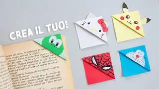 📚 Origami Segnalibro Angolo | Facile e Divertente | Crea i Tuoi Personaggi | Origami Corner Bookmark
