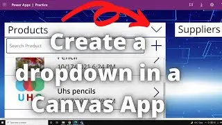 Creating a dropdown display in PowerApps - Canvas Apps