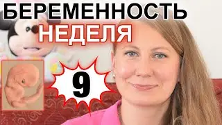 9 НЕДЕЛЬ БЕРЕМЕННОСТИ - плод, ощущения женщины, моя история