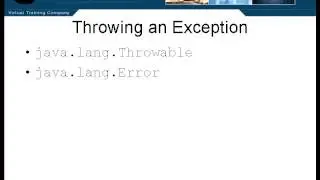 Lesson8 Throwing an Exception Pt 1 | Certified Programmer for Java