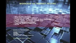 Knowledge Economy Success Blueprint Workshop #3 Market Testing 1-min version