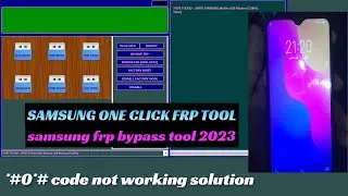 SAMSUNG ONE CLICK FRP TOOL V7 | SAMSUNG FRP ENABLE ADB TOOL 2023 | ADB MTP TEST MODE