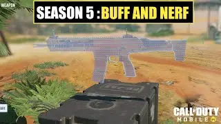 *NEW* Codm Season 5 Buff And Nerf | Codm Test Server