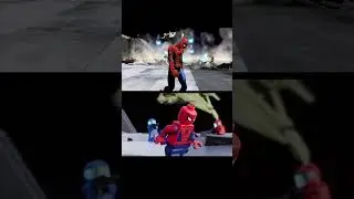 Spider-man Web of Shadows Intro Sequence Lego recreation