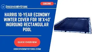HARRIS 10 Year Economy Winter Cover for 18'x40' Inground Rectangular Pool