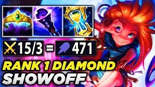 RANK 1 ZOE SHOWS OFF IN DIAMOND SMURFQ *STOMP*