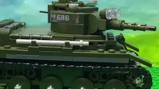 Лего анимация тест #8 (танковая битва )