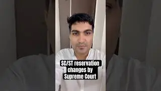 Sub classification of SC ST #scst #reservation #news #trending #neet #jee #cuet #pw #ssc #upsc #job