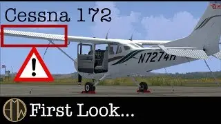 A2A Cessna 172 First Look, Short Flight and STOL Madness!