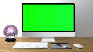 Green screen Desktop video 💚 Apple green screen computer video